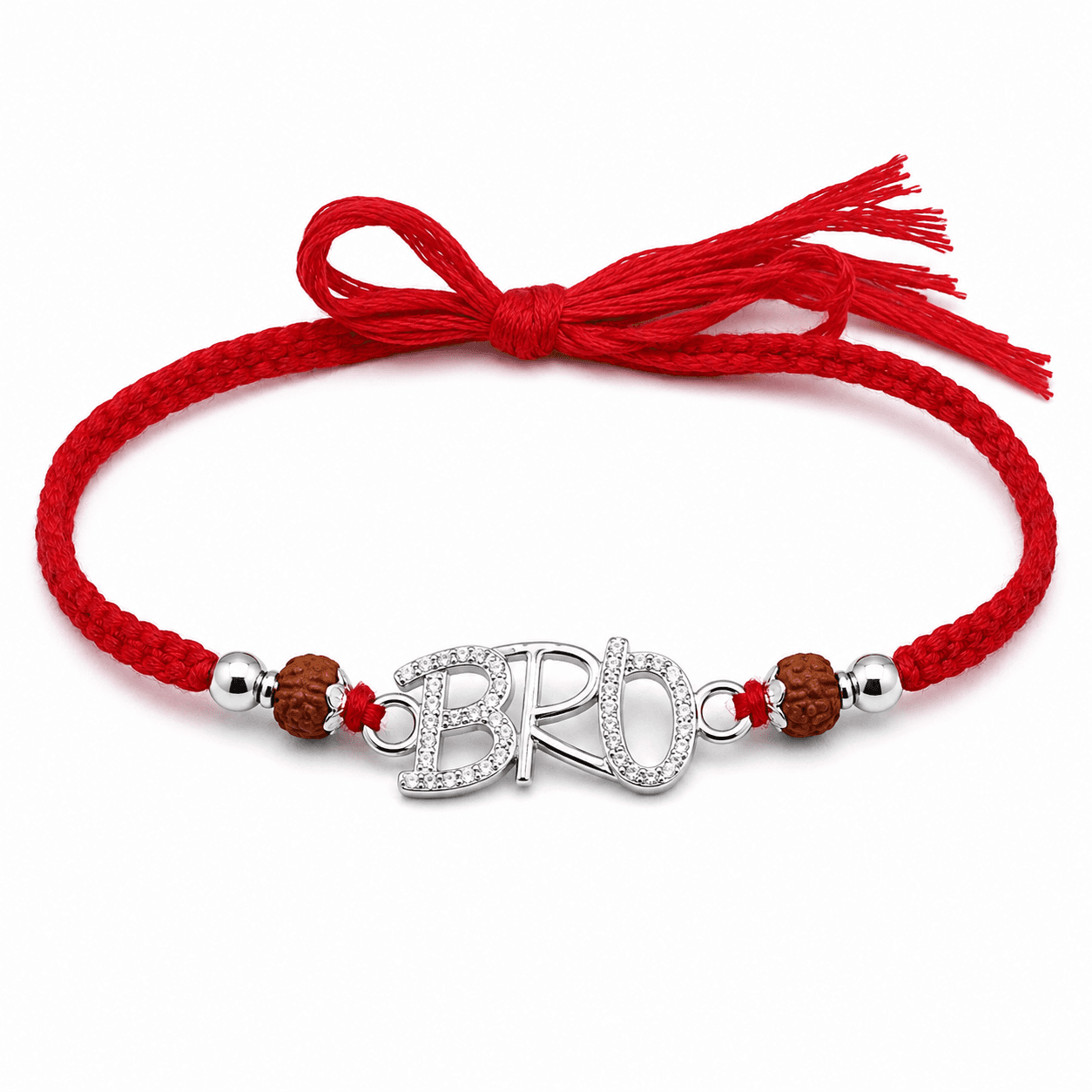 925 Sterling Silver Rakhi for Brother with Roli & Chawal | Handmade Raksha Bandhan Rakhi | Gift for Men & Boys | With Certificate of Authenticity and 925 Stamp view 4