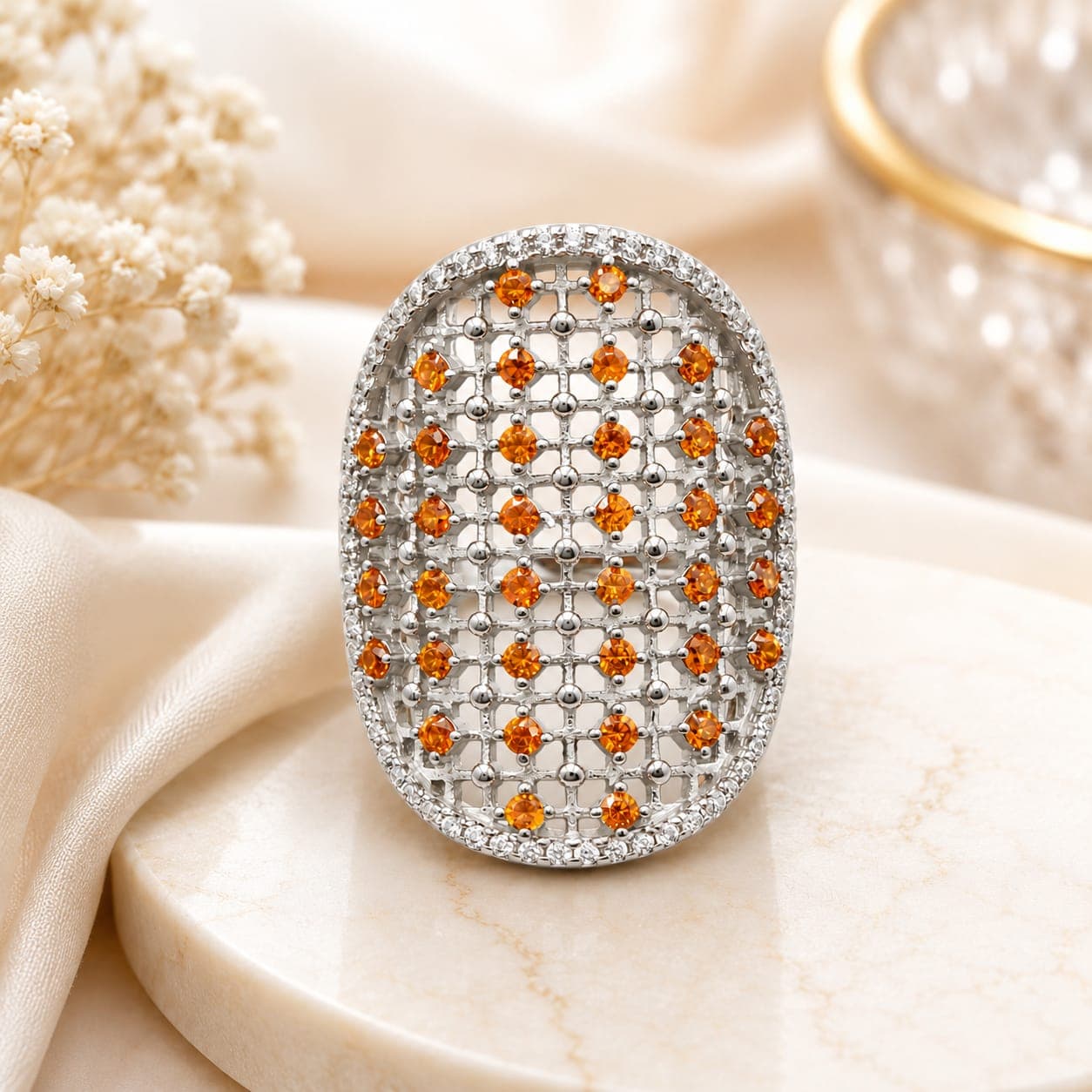ORISIL JEWELS 925 Stearling Silver Multiple Rings Designs | Gifts for Girlfriend, Gifts for Women and Girls | With 925 Stamp and BIS Hallmarked  view 2