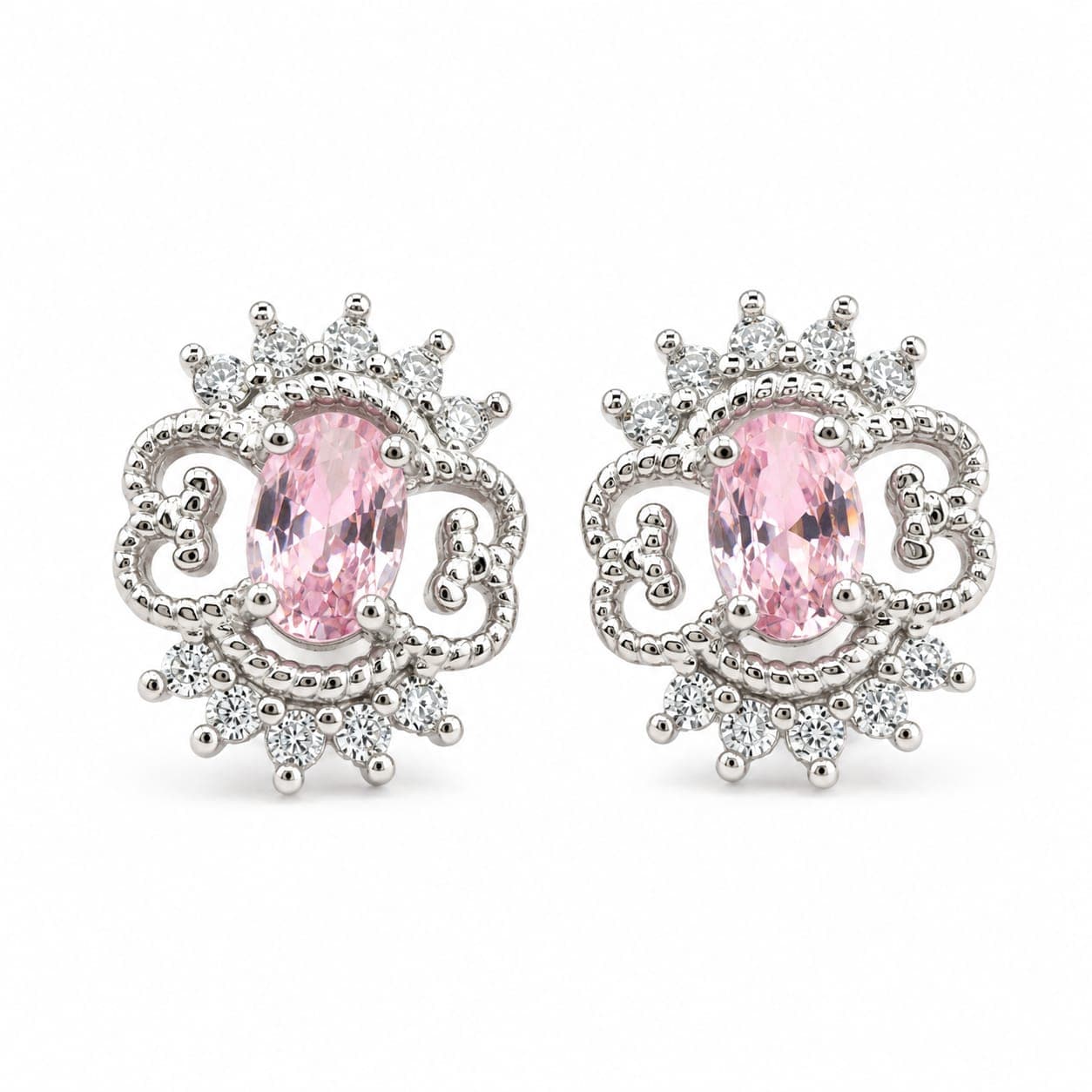 925 Sterling Silver Multiple Stud Earrings Designs for Women & Girls | BIS Hallmarked | 925 Stamped | Elegant Everyday & Gifting Jewellery  view 4