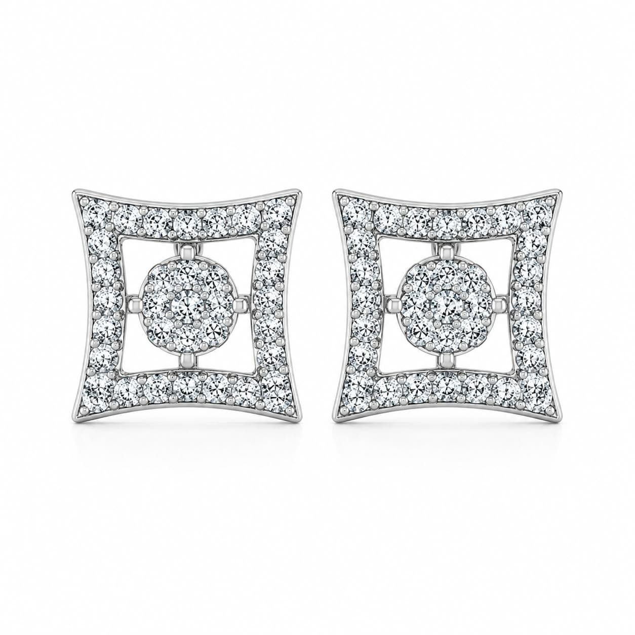 925 Sterling Silver Multiple Stud Earrings Designs for Women & Girls | BIS Hallmarked | 925 Stamped | Elegant Everyday & Gifting Jewellery  view 4