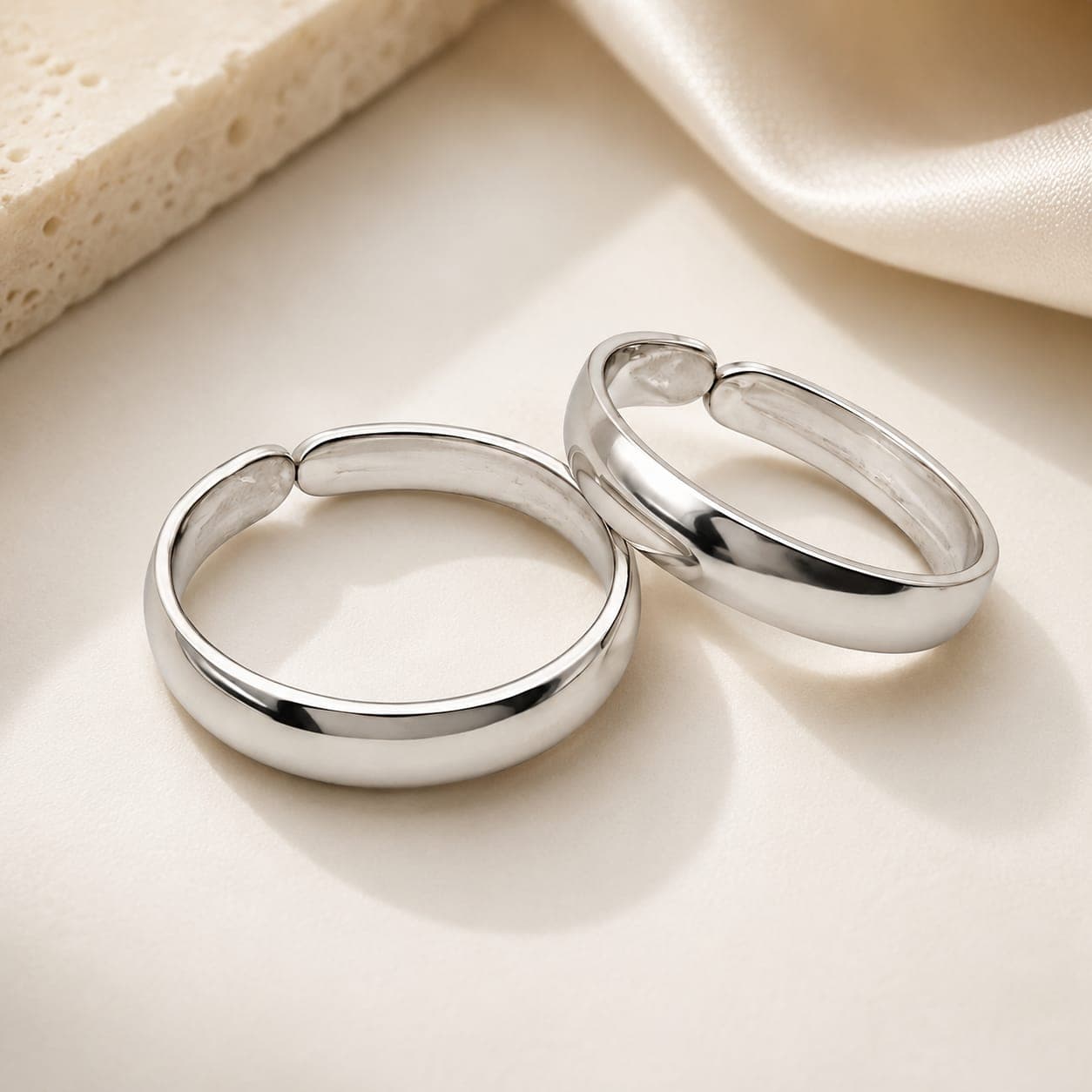 925 Sterling Silver Adjustable Toe Rings for Women | BIS Hallmarked | Adjustable Size (Design 5)