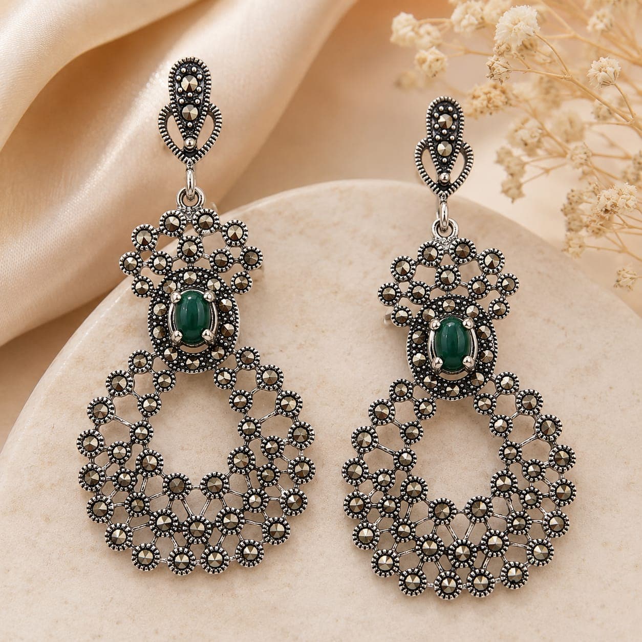 925 Sterling Silver Earrings for Women | Multiple Stylish Designs | BIS Hallmarked Silver Jewellery (Design 1)