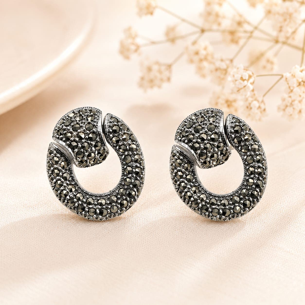925 Sterling Silver Earrings for Women | Multiple Stylish Designs | BIS Hallmarked Silver Jewellery (Design 2)