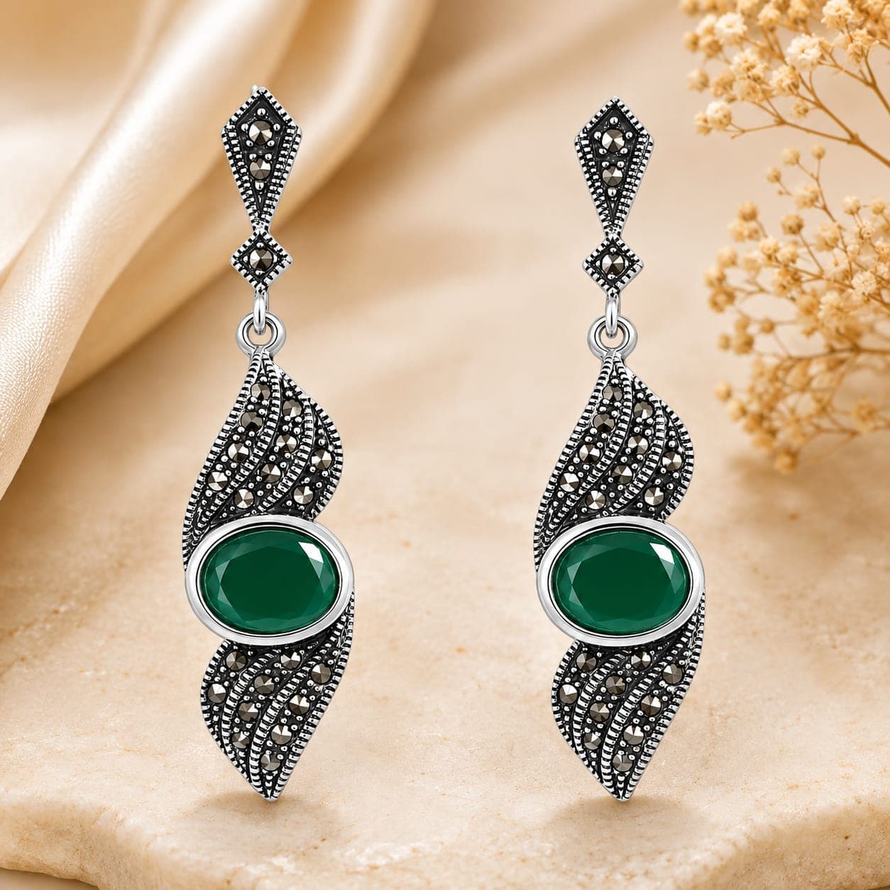 925 Sterling Silver Earrings for Women | Multiple Stylish Designs | BIS Hallmarked Silver Jewellery (Design 3)